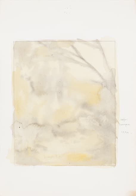 Maruyama Naofumi, Untitled 1994, Pencil and water color on paper, 38.5 x 26.7 cm