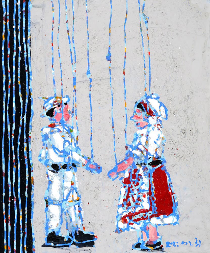 설휘, Another line, 72.7x 60.6cm, Acrylic on canvas, 2020