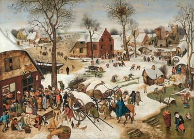 피터르 브뤼헐 2세, <베들레햄의 인구조사>, 1607 ⒸLIECHTENSTEIN. The Princely Collections, Vaduz–Vienna