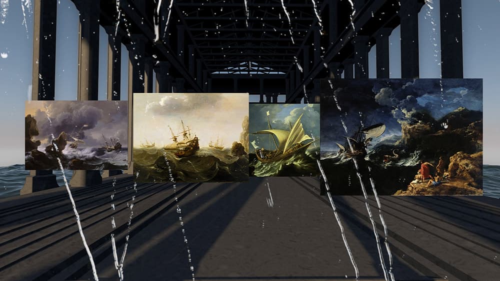<해안가의 풍경(Seascape)>, 2020-2022, 단채널 비디오, 컬러, 사운드, 7분 50초
