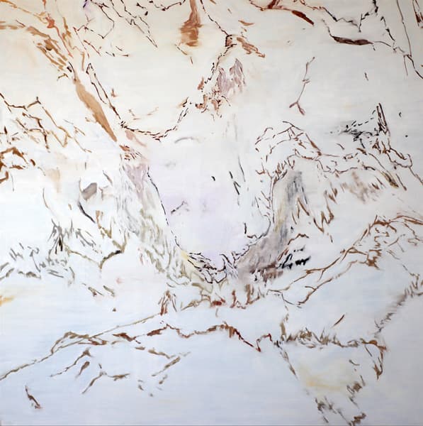 빈우혁, Live-Wall-Revery 6, 2017, oil on canvas, 100 × 100 cm