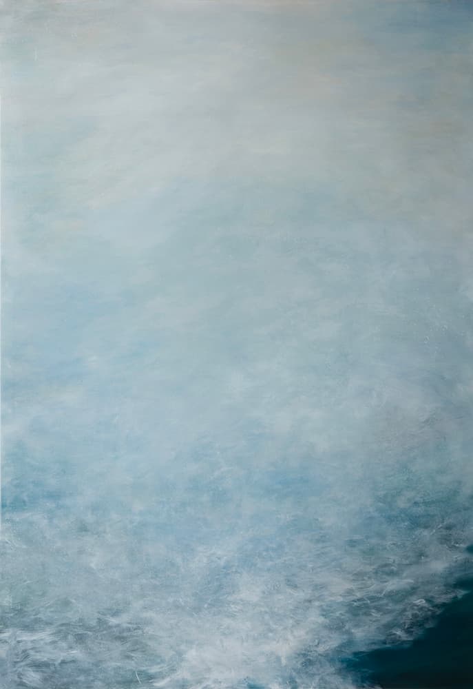 진종환, 서쪽에서 동쪽으로 이동하는 구름, 220x155cm, oil on canvas, 2024