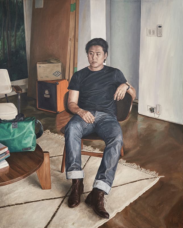 서동욱, 〈WJ〉, 2020. 캔버스에 유채, 162.2 x 130.3 cm이미지 출처: 원앤제이 갤러리