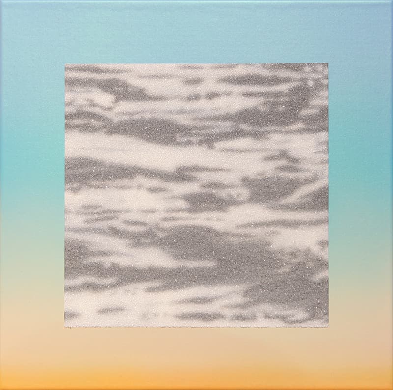 홍성준, 레이어스 오브 2350 (2), 2020, 캔버스에 아크릴릭, 30x30cm