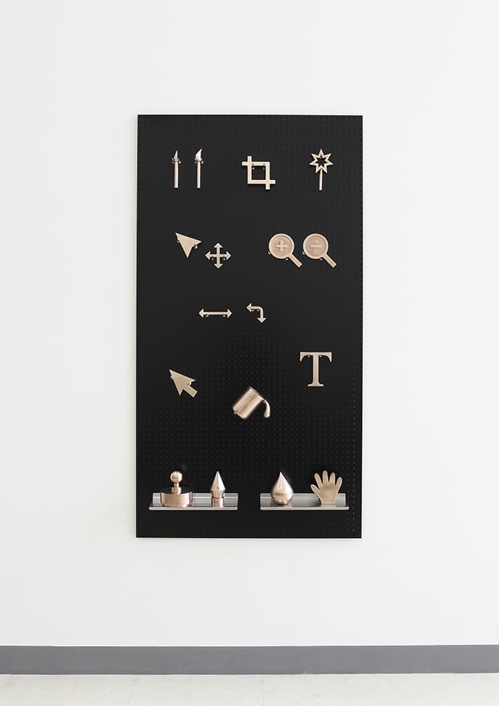 modern tools_2023, 브론즈, 거치대, 고리, 선반, 80×150cm, ed.1/5(+AP) ⓒ 2023. Ipkyu Jang
