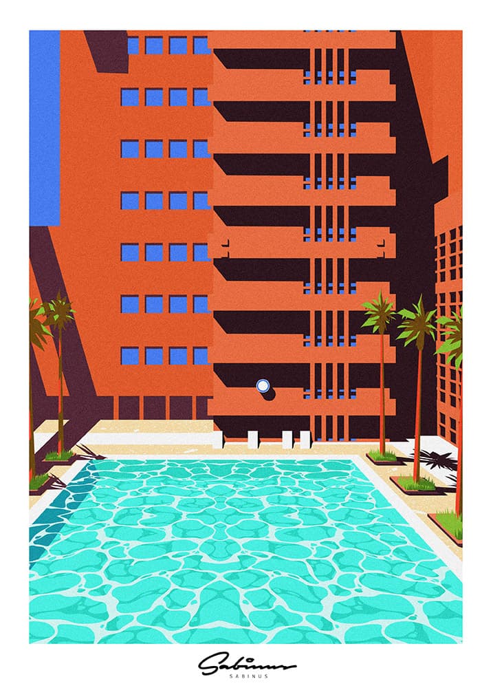 싸비노, 부영호텔, 디지털 프린트, 59.4×42cm, 2022