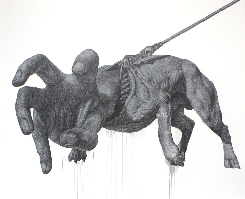 박승예_Handog-2_2014_130×150cm_acrylic, pen on paper