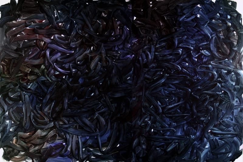 이현배, Black surface, 2016, 162X242cm, Oil on canvas