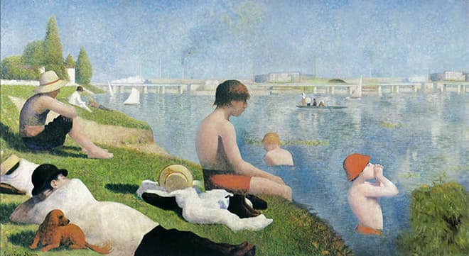 이이남, 크로스오버 쇠라 Crossover Seurat, 2010, LED TV, 15min