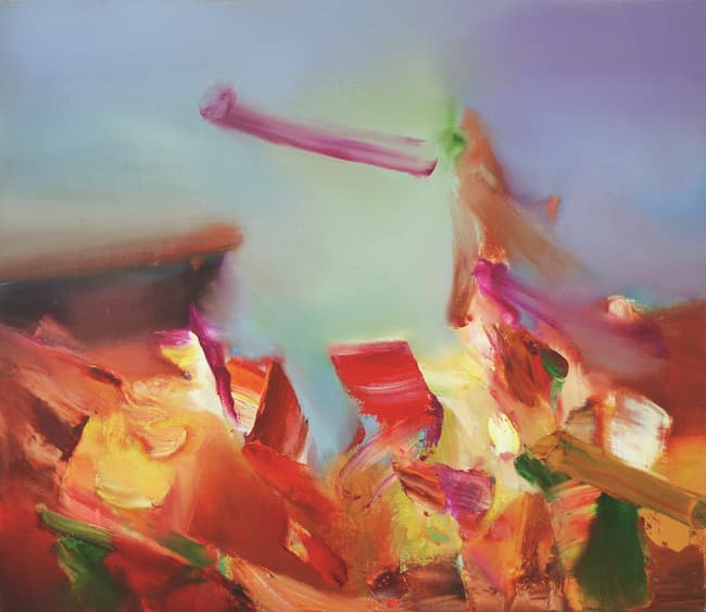 하지훈, Classical Landscape #23, 2017, oil on canvas, 46 x 53 cm