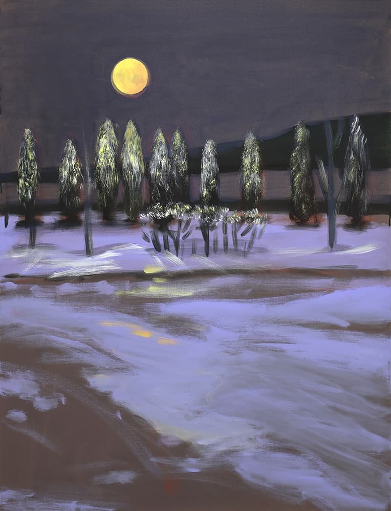 달빛 Moonlight, 2024 Acrylic on canvas, 145.5x112.1cm