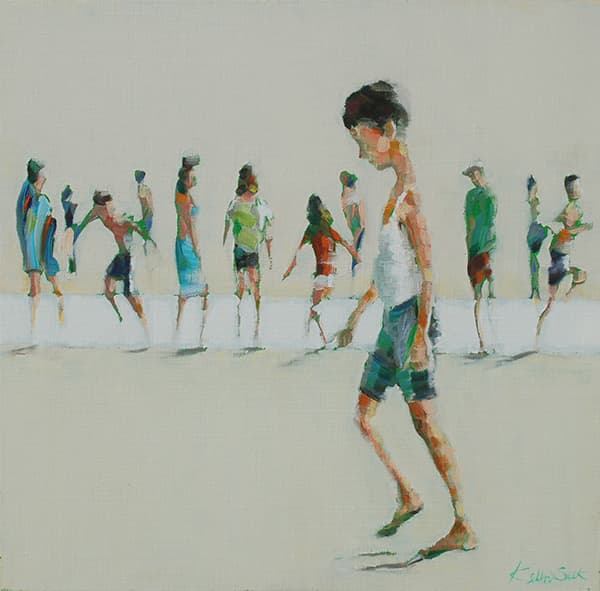 최근석, Life oil on canvas 45×45cm 2017