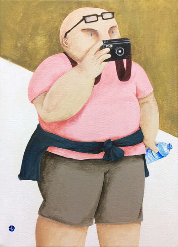 신수빈, Jisk 3-1 119 00 Praha 1- Hradany Czech, 33×24㎝, 캔버스에 과슈, 2017