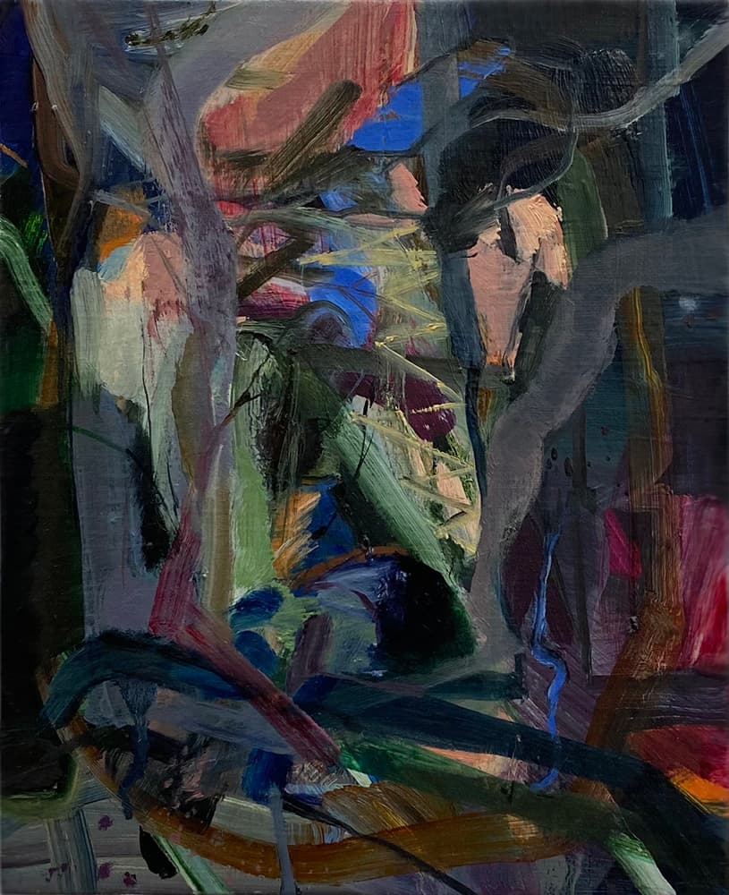Bonfire, 모닥불, 27.3x22cm, oil on linen, 2022