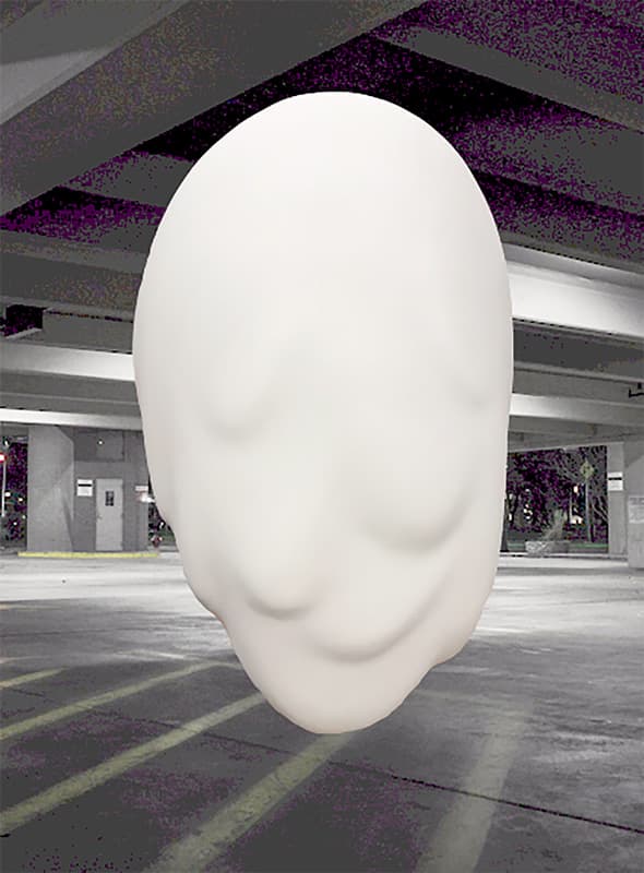 ⓒ김희욱 Heeuk Kim, “Con.tinu.ity : Repeating Variation 연.속성 :반복되는 변주”를 위해 제작된 “가면”,  23 x 14cm, mixed media, 2020 이미지 제공 디스위켄드룸