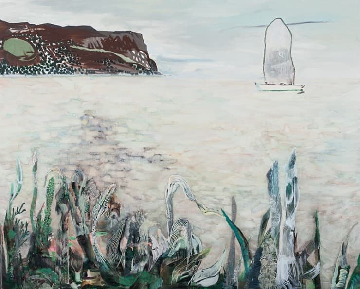 김유란, 바다, 그 날의 풍경, 캔버스에 유채, 120×150(cm), 2015