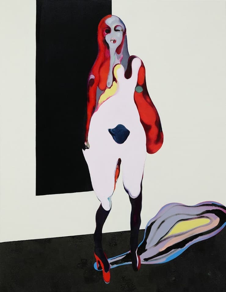 안중경, (도판4) 인간연구, 캔버스에 오일, 145.5x112cm, 2014