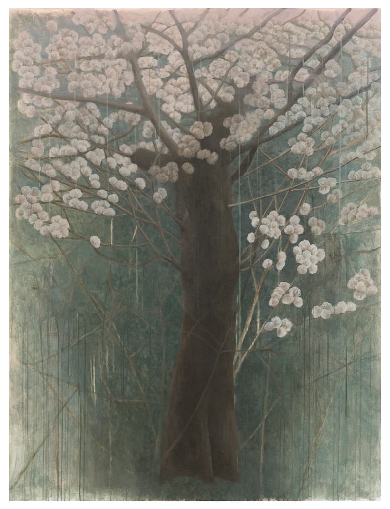 써니킴, 큰 꽃나무 Big Flower Tree, 2019, 캔버스에 아크릴, 146×113cm