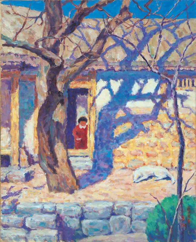 오지호, 남향집, 1939, 캔버스에 유채, 80x65cm