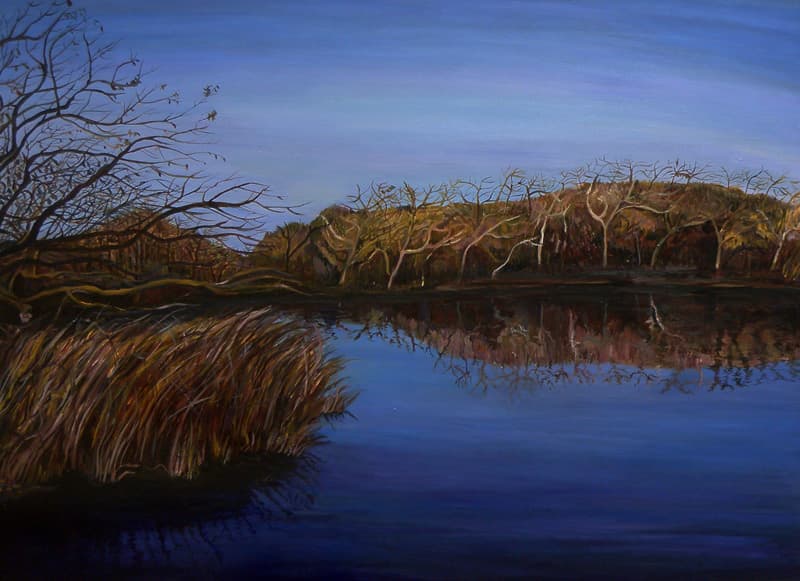 주선영, <헤어진 다음 날>, 2019, 80.3X116cm, Oil on canvas