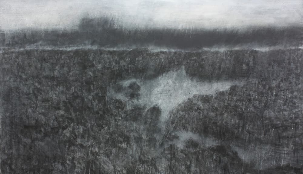 정석희, 구럼비, 2014, 캔버스에 혼합재료, 140×200cm