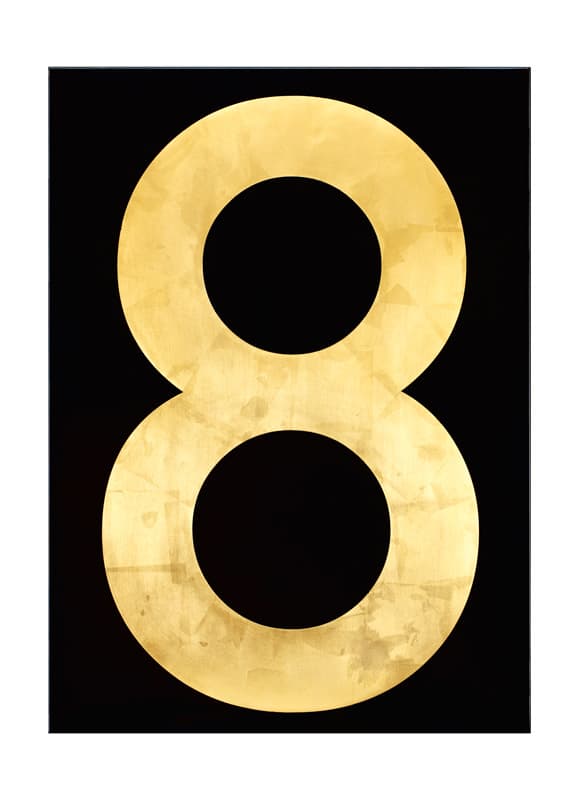 김홍식, 8 series, gold & black, Gold and Black Japanese lacquer on stainless steel plate, 650 x 900 mm, 2017