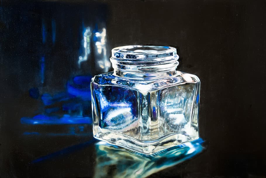 허유진, Bottle, oil on canvas, 193.9x130.3cm, 2016