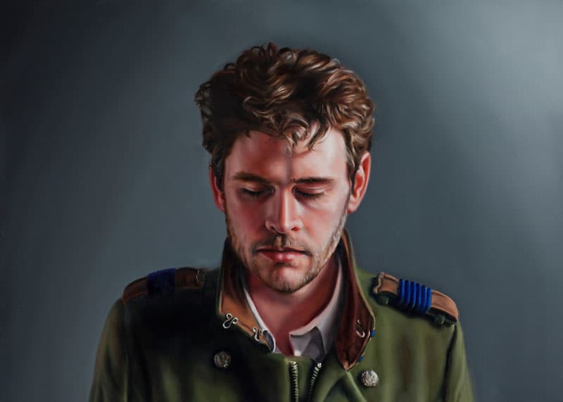 David O’Kane, Larval Selves 1, 2016 oil on canvas, 50 x 70cm