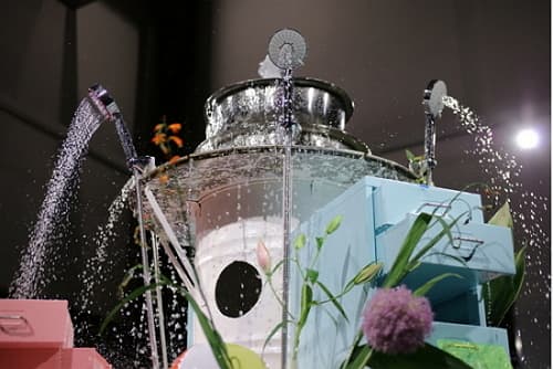 권효정, Oasis : Fountain of life, 혼합매체, 4.4X4.4X3m, 2017