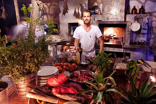 Eric Werner at His Restaurant Hartwood, Tulum, Mexico, 2011 All Images Courtesy of The Selby