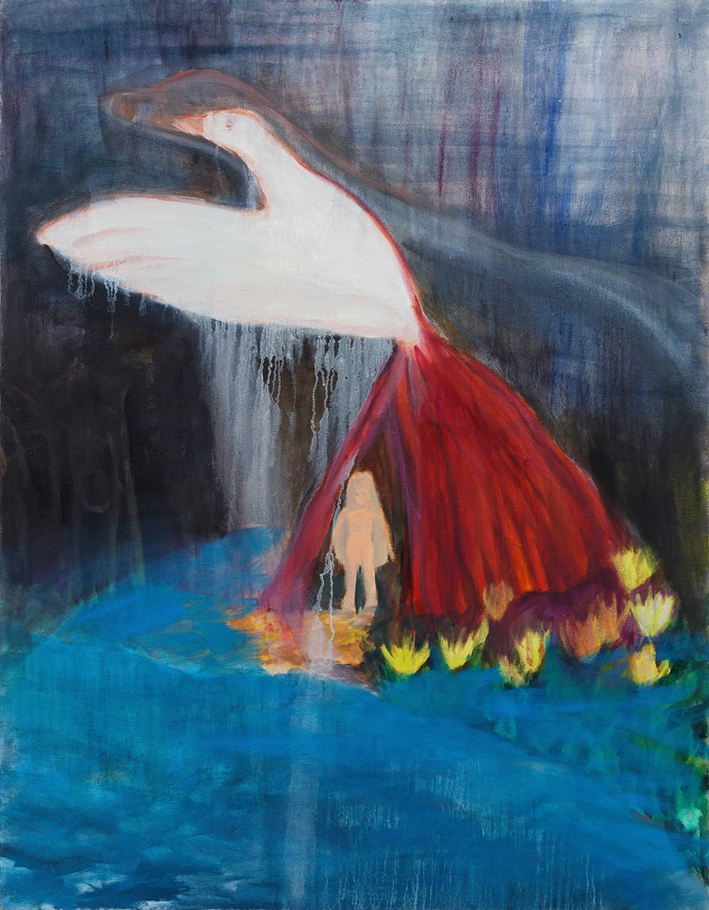 손미정_날고 싶어요  Oil on canvas  116.5x91cm  2017-2018