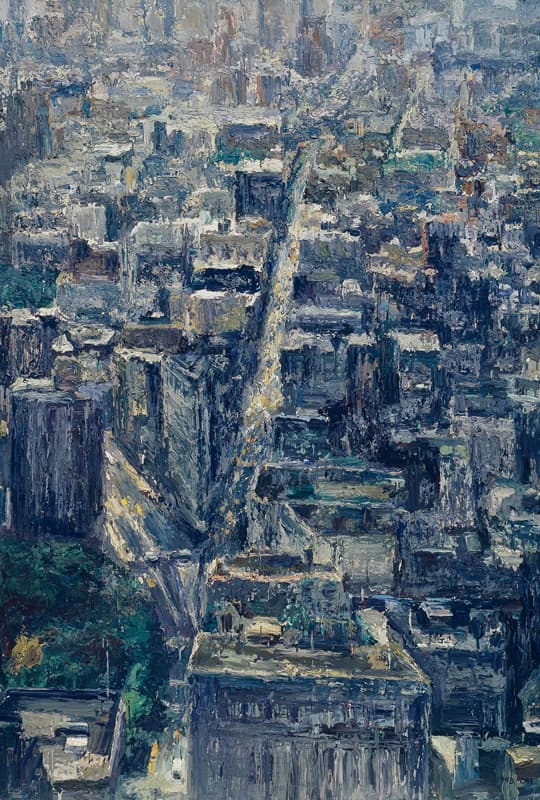 오치균 <Cement Yard>, 1953 캔버스에 유채, 214x142.5