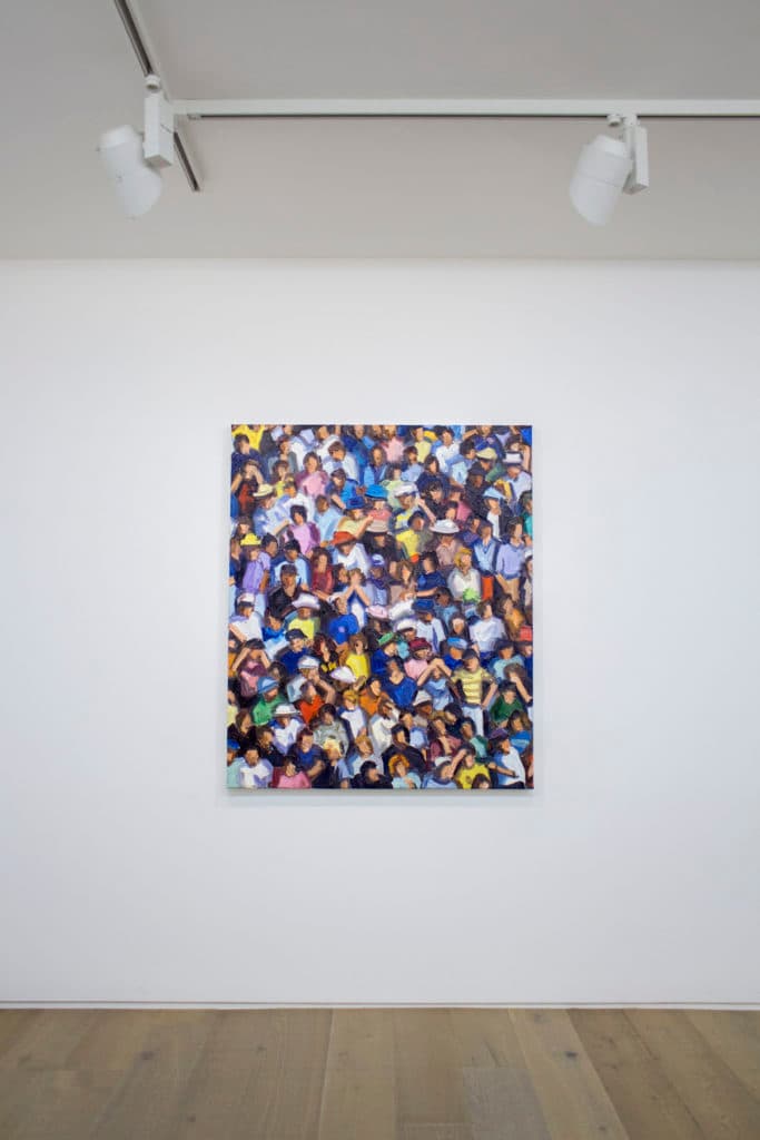 Stadion 3/I, 2015, Oil on canvas, 120 x 100 cm