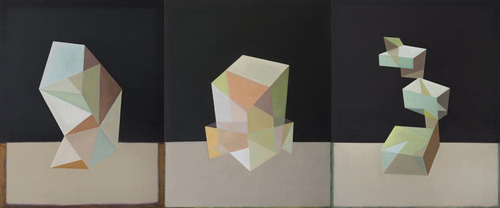 Peaceful Triptych_2015_oil on canvas_150 x 360 cm