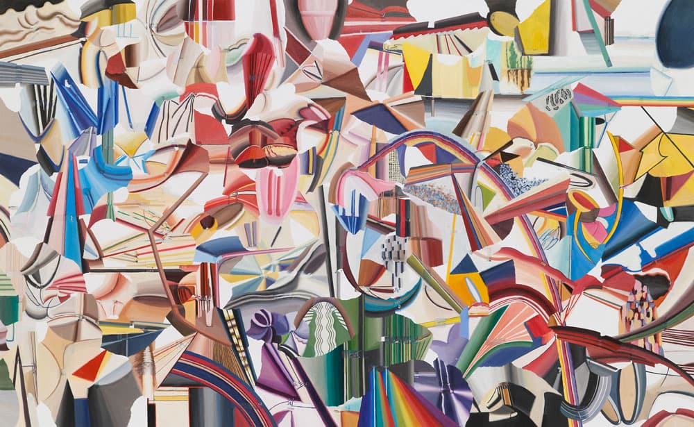 우태경, p.p_19, Oil and disita lprint on Canvas, 80×130.3 cm, 2016