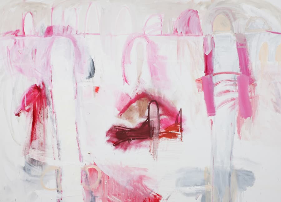 You Hyeonkyeong, hot, oil on linen, 203x281cm, 2014