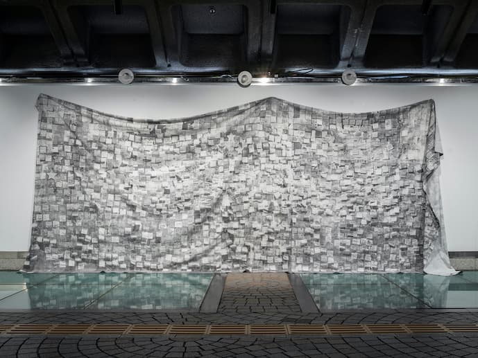 이제, 강, 622 x 246 (cm), 리소그래프, 혼합 채색, 2023