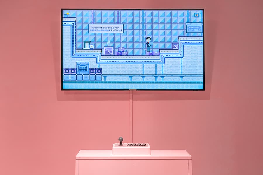 기대치 않은 풍경(Unexpected Scenery)_ 비디오 게임, 게임 컨트롤러_90x30x124_게임 아케이드 인스톨레이션_2020