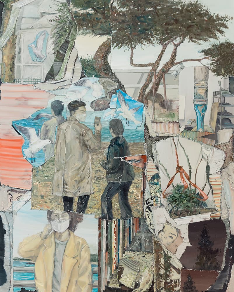 김정인, 이미지 연대, 162.2 x 130.3cm, oil on canvas, 2021