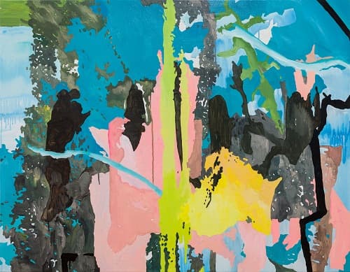 노상호, Magic Wand, 2017 캔버스에 과슈 130 x 162cm