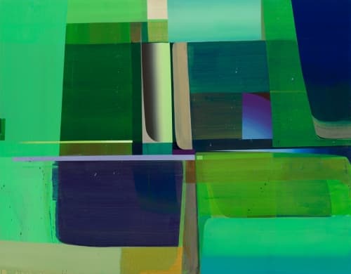 Nakhee Sung, Transpose 3, 2018, Acrylic on canvas, 91 x 117 cm