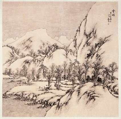 박승무, <설경>, 1959