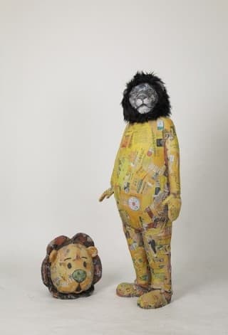 나는 사자였다, mixed media, 117x68x173(cm), 2017