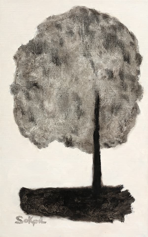 천석필, 시인 oil on canvas 53×33cm 2017