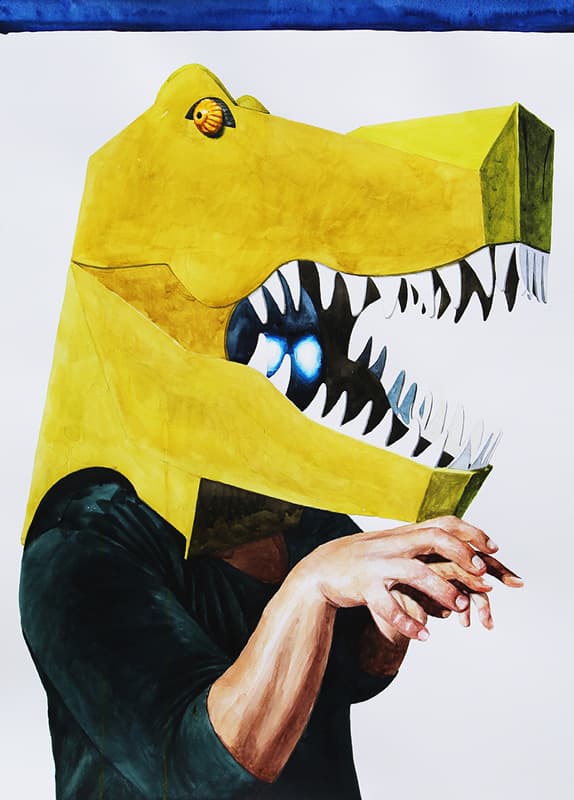 조성훈, Casting, 종이에 수채, 70×50cm, 2019