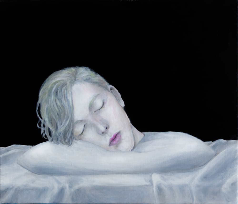 Wintergrün, Eternal Silence, 2020, Oil on canvas, 53x45cm