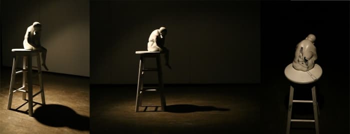 무제 30x35x80 혼합매체 2014