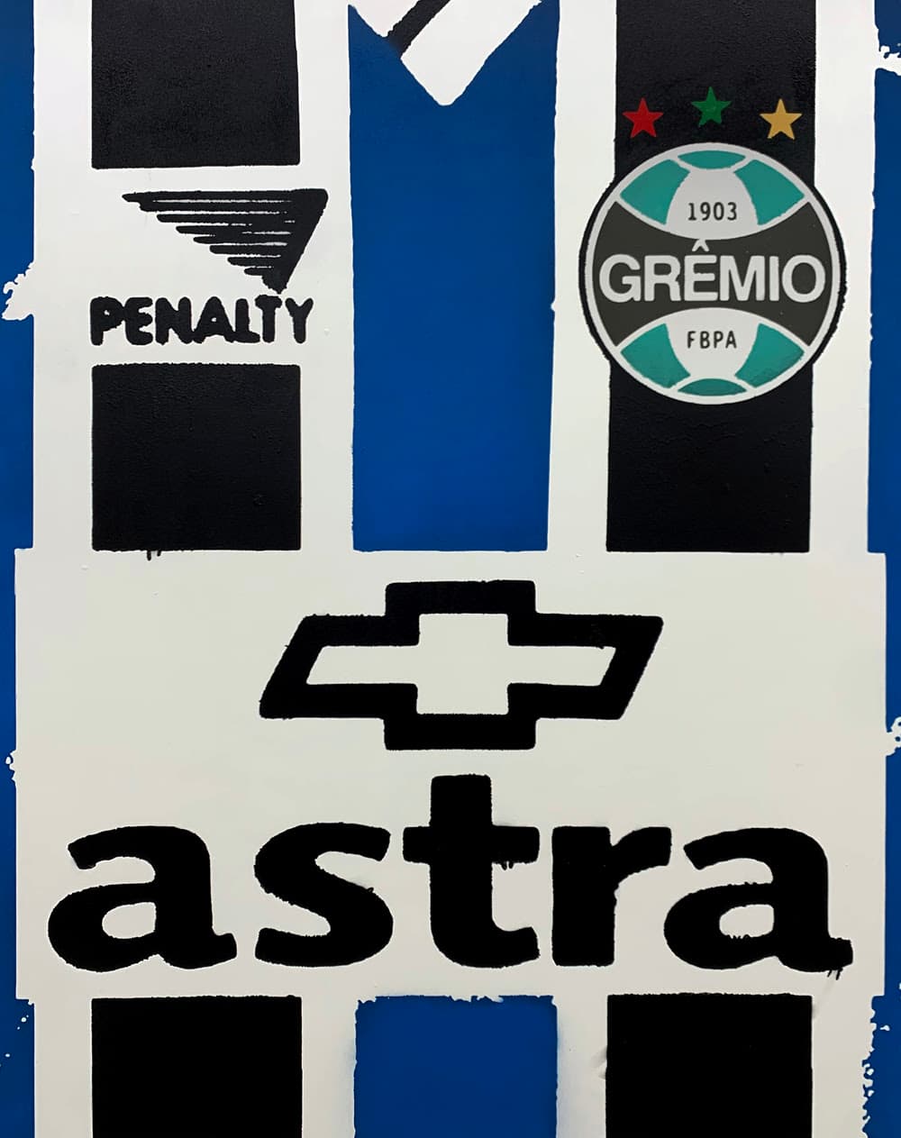 <Astra>, spray on canvas, 162.2x130.3cm, 2023