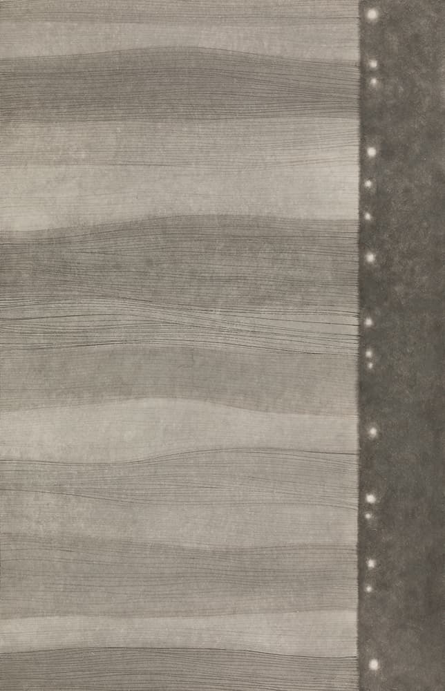 <가린혹_8> 순지에 먹, 187.7 x 58 cm, 2023