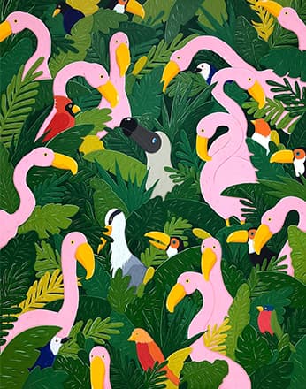 김선우, Possibility, 2018, Gouache on Canvas, 145x112cm